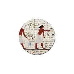 Egyptian Design Men Worker Slaves Golf Ball Marker by Sapixe