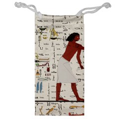 Egyptian Design Men Worker Slaves Jewelry Bag by Sapixe