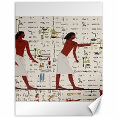 Egyptian Design Men Worker Slaves Canvas 18  X 24  by Sapixe