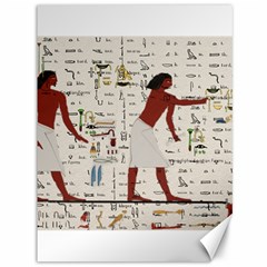 Egyptian Design Men Worker Slaves Canvas 36  X 48  by Sapixe