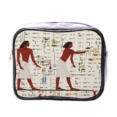 Egyptian Design Men Worker Slaves Mini Toiletries Bag (one Side) by Sapixe