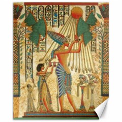 Egyptian Man Sun God Ra Amun Canvas 11  X 14  by Sapixe