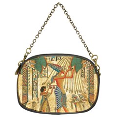 Egyptian Man Sun God Ra Amun Chain Purse (two Sides) by Sapixe