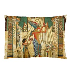 Egyptian Man Sun God Ra Amun Pillow Case by Sapixe