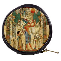 Egyptian Man Sun God Ra Amun Mini Makeup Bag by Sapixe