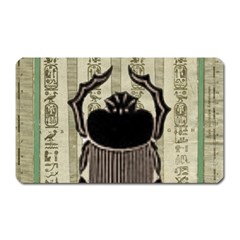 Egyptian Design Beetle Magnet (rectangular) by Sapixe