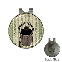 Egyptian Design Beetle Hat Clips With Golf Markers by Sapixe