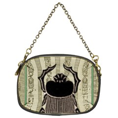 Egyptian Design Beetle Chain Purse (one Side) by Sapixe