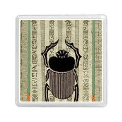 Egyptian Design Beetle Memory Card Reader (square) by Sapixe