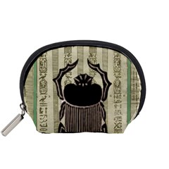 Egyptian Design Beetle Accessory Pouch (small) by Sapixe