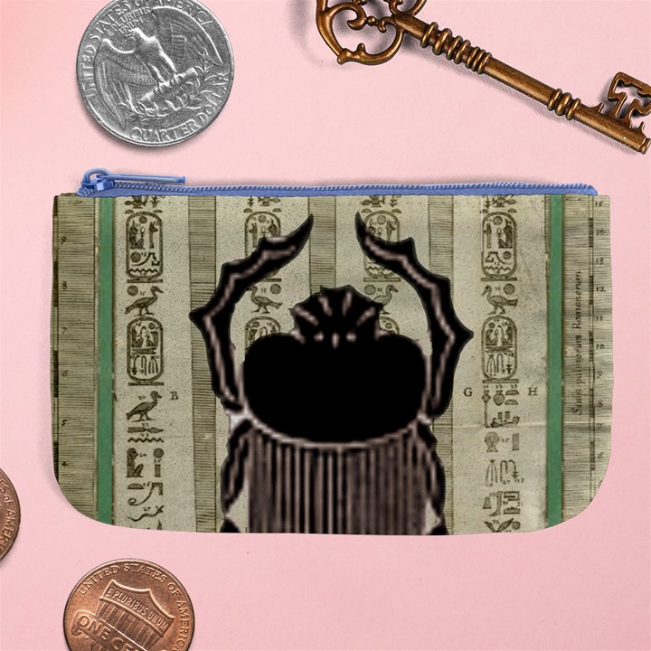 Egyptian Design Beetle Large Coin Purse