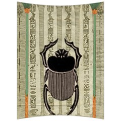 Egyptian Design Beetle Back Support Cushion by Sapixe