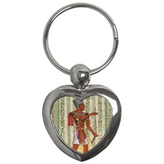 Egyptian Design Man Royal Key Chain (heart) by Sapixe