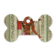 Egyptian Design Man Royal Dog Tag Bone (two Sides) by Sapixe