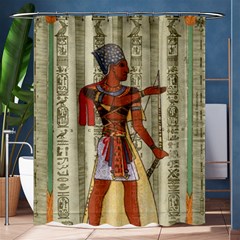 Egyptian Design Man Royal Shower Curtain 60  X 72  (medium)  by Sapixe