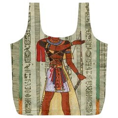 Egyptian Design Man Royal Full Print Recycle Bag (xl) by Sapixe