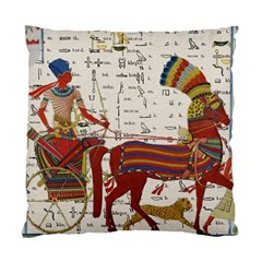 Egyptian Tutunkhamun Pharaoh Design Standard Cushion Case (two Sides) by Sapixe