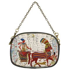 Egyptian Tutunkhamun Pharaoh Design Chain Purse (two Sides) by Sapixe