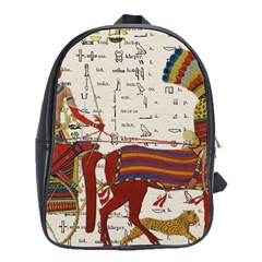 Egyptian Tutunkhamun Pharaoh Design School Bag (xl) by Sapixe