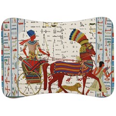 Egyptian Tutunkhamun Pharaoh Design Velour Seat Head Rest Cushion by Sapixe