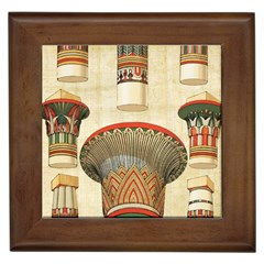 Egyptian Architecture Column Framed Tiles by Sapixe