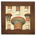 Egyptian Architecture Column Framed Tiles Front