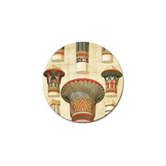 Egyptian Architecture Column Golf Ball Marker by Sapixe