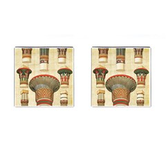 Egyptian Architecture Column Cufflinks (square) by Sapixe