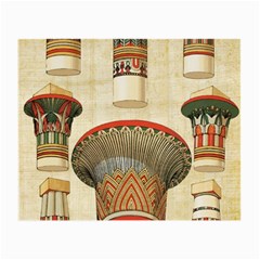 Egyptian Architecture Column Small Glasses Cloth (2 Sides) by Sapixe