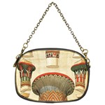 Egyptian Architecture Column Chain Purse (Two Sides) Front