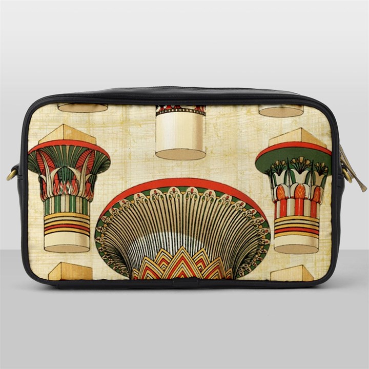 Egyptian Architecture Column Toiletries Bag (One Side)