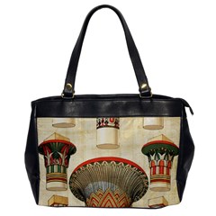 Egyptian Architecture Column Oversize Office Handbag by Sapixe