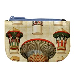 Egyptian Architecture Column Large Coin Purse by Sapixe