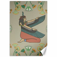 Egyptian Woman Wings Design Canvas 12  x 18 