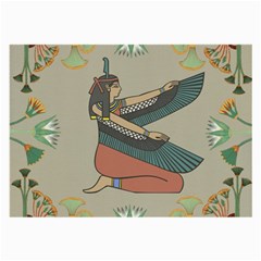 Egyptian Woman Wings Design Large Glasses Cloth by Sapixe