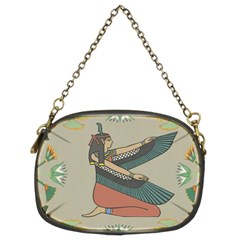 Egyptian Woman Wings Design Chain Purse (two Sides) by Sapixe