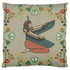 Egyptian Woman Wings Design Standard Flano Cushion Case (two Sides) by Sapixe