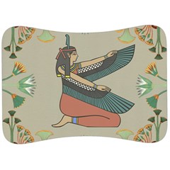 Egyptian Woman Wings Design Velour Seat Head Rest Cushion