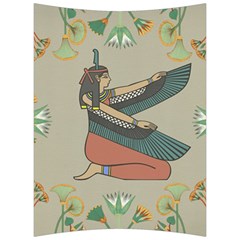 Egyptian Woman Wings Design Back Support Cushion by Sapixe