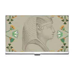 Pharaoh Egyptian Design Man King Business Card Holder by Sapixe