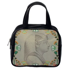 Pharaoh Egyptian Design Man King Classic Handbag (one Side) by Sapixe