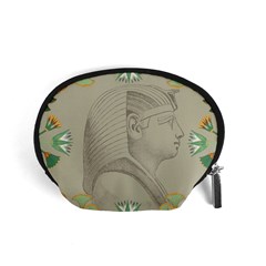 Pharaoh Egyptian Design Man King Accessory Pouch (small) by Sapixe