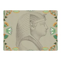 Pharaoh Egyptian Design Man King Double Sided Flano Blanket (mini)  by Sapixe