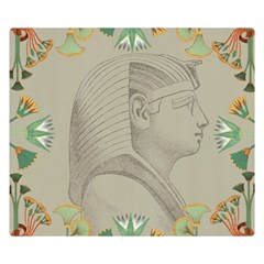 Pharaoh Egyptian Design Man King Double Sided Flano Blanket (small)  by Sapixe