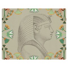 Pharaoh Egyptian Design Man King Double Sided Flano Blanket (medium)  by Sapixe