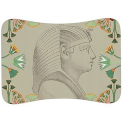 Pharaoh Egyptian Design Man King Velour Seat Head Rest Cushion by Sapixe