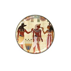 Egyptian Design Man Woman Priest Hat Clip Ball Marker (4 Pack) by Sapixe