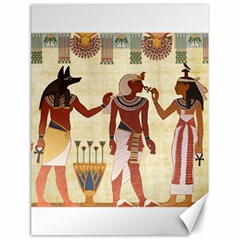 Egyptian Design Man Woman Priest Canvas 18  X 24  by Sapixe