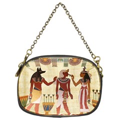 Egyptian Design Man Woman Priest Chain Purse (two Sides) by Sapixe