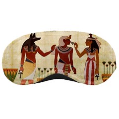 Egyptian Design Man Woman Priest Sleeping Mask by Sapixe